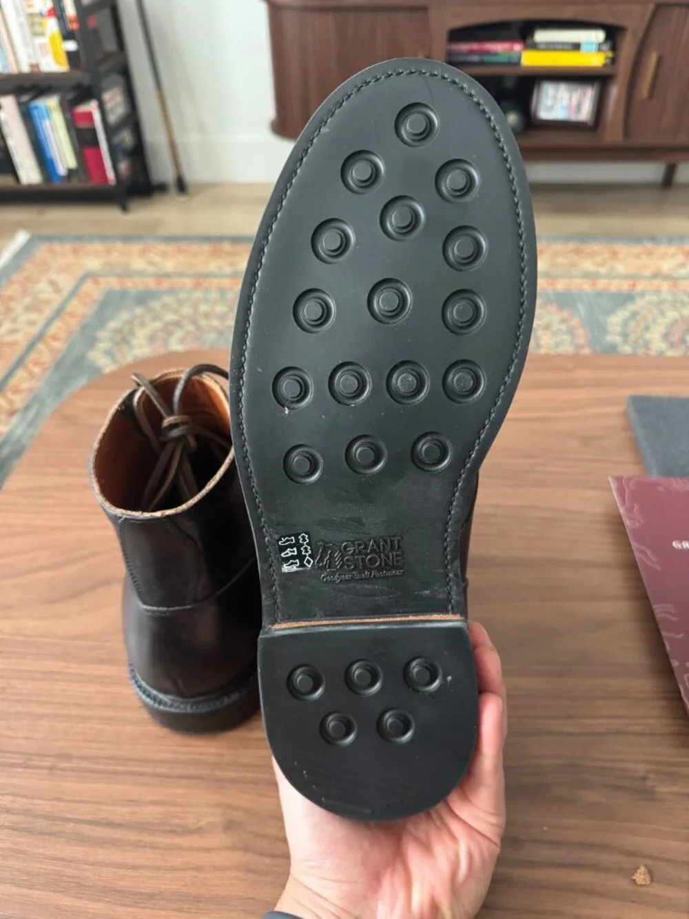 Grant Stone Diesel Boots, Black, Size 10E, Excellent Condition